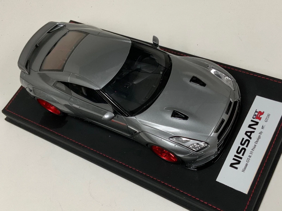 1/18 GT Spirit Nissan GT-R 35 By Prior Design in Silver GT243 Customized AB106