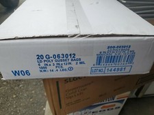 GRAINGER APPROVED 5DTH6 Open End Poly Bag,Flat,PK1000 CON4
