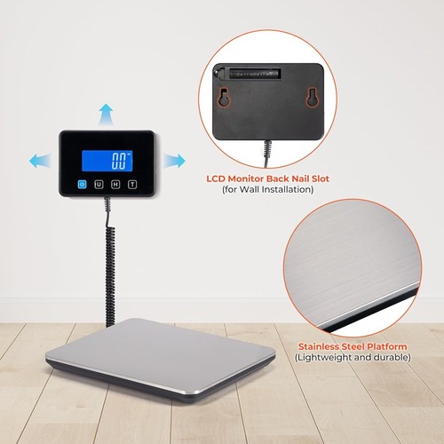MUNBYN 440lb/1.8oz Digital Postal Scale with Hold/Tare Function Shipping Scale - Picture 9 of 9