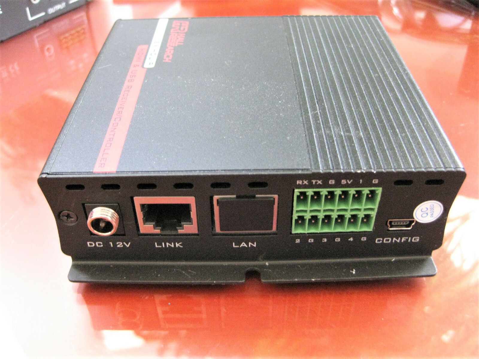 Hall Research EX-HDU-R-IP HDMI & USB Extension on CAT6 w/IP RX