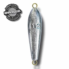 Torpedo Sinkers 12 oz Select Qty Up To 10pk/7.5lbs Handcrafted - Down RiggersLLC