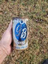 G/B Grace Bros. Beer 12oz 2 Panel  Flat Top Beer Can USBC Unlisted???