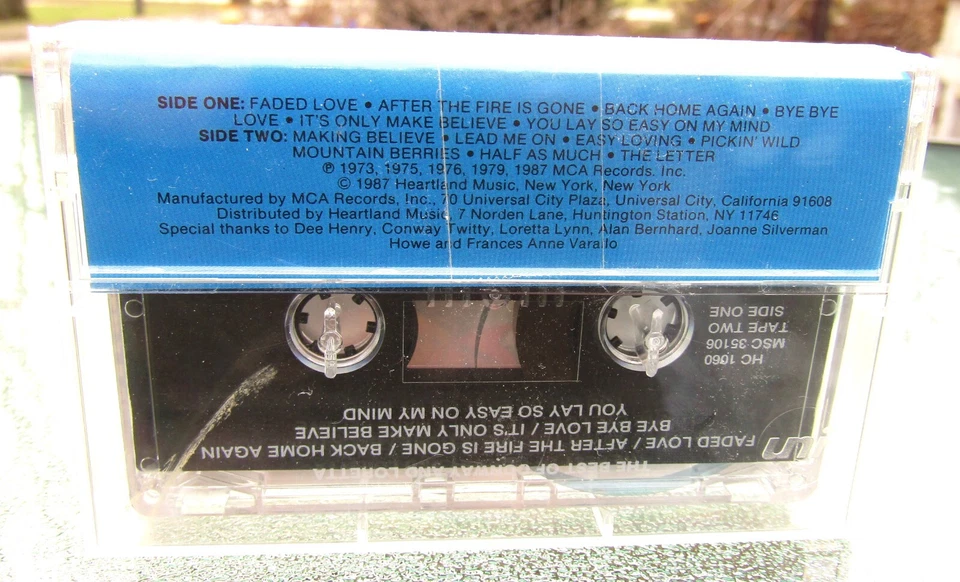 1987 Heartland Music The Best of CONWAY &B LORETTA TAPE 2 HJC 1060 UNUSED Sealed - Image 2 of 2