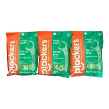 Plackers Micro Mint Dental Flossers – 270 Count (3 x 90 Pack)