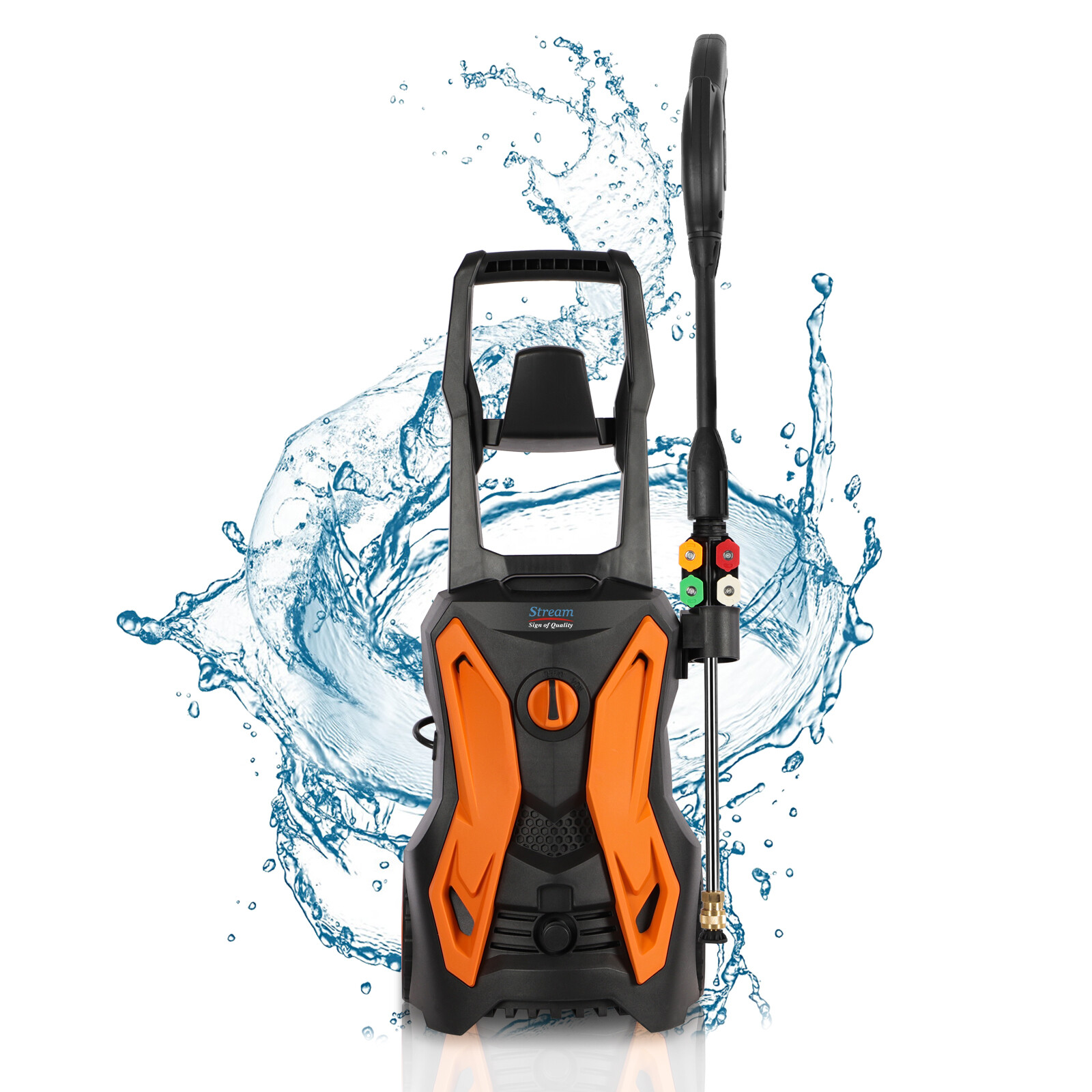 Electric High Pressure Washer 3200 PSI 2.6 GPM Cleaning Machine Patio and Car