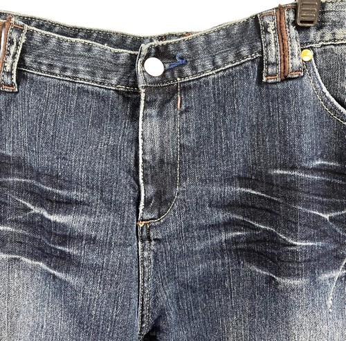 FUBU The Collection Womens Y2K Dark Denim Jean Jacket (2X) and Pants Size 18 - Picture 9 of 18