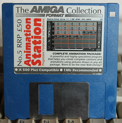 Amiga Format Cover Disk 37a Animation Station (Aug 1992)