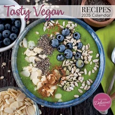 TASTY VEGAN - 2025 CALENDAR - BRAND NEW - 362204