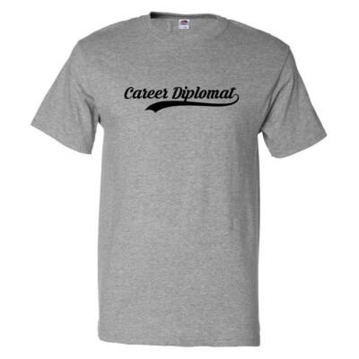 Funny Career Diplomat Retro Old School T shirt Tee