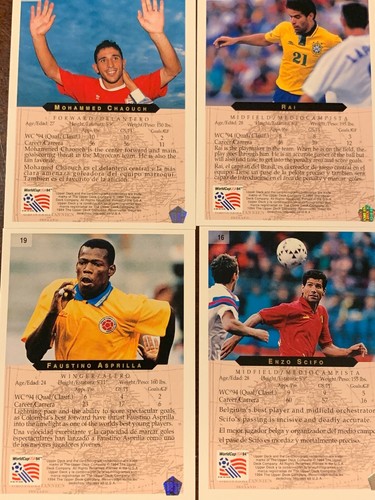 1994 Upper Deck Minute Maid Soccer Set World Cup '94 All-Star Team OFERTA 5 SETS - Picture 10 of 10