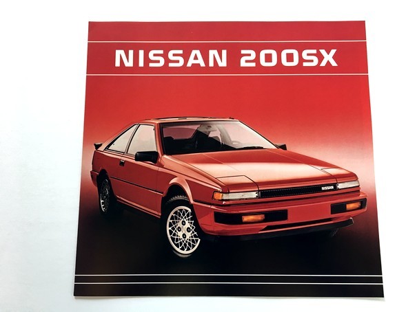1985 Nissan 200-SX 200SX Original Canada Car Sales Brochure Folder