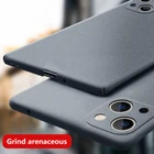 For iPhone 17 16 15 14 13 12 Pro Max Sandstone Matte Ultra-Thin Hard Case Cover