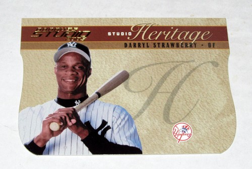 2005 Studio Heritage Die-Cut Gold 15 Darryl Strawberry (#/50) $.99 Shipping!