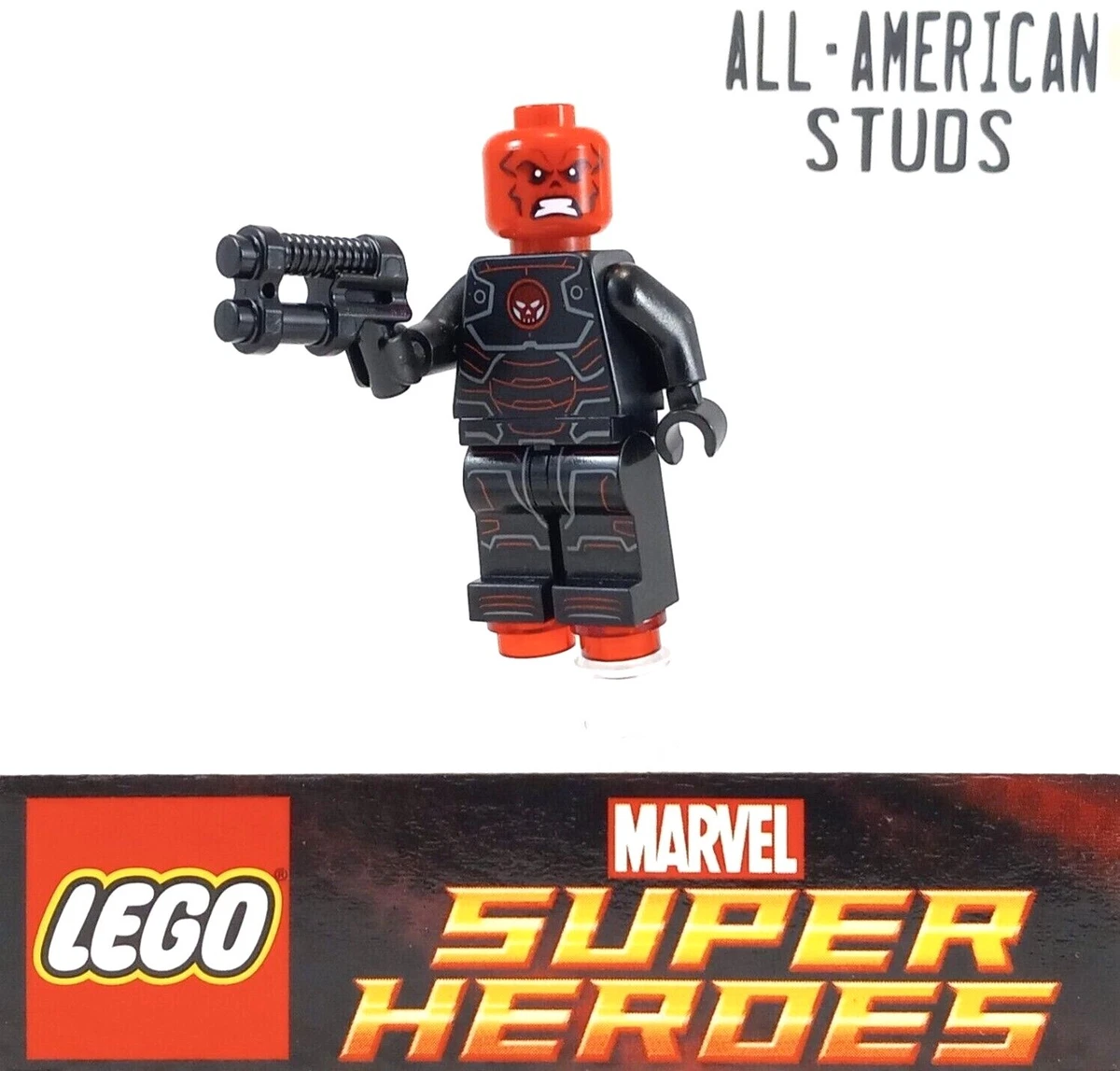 LEGO Marvel Iron Red Skull Minifigure from 2016 Avengers set 76048