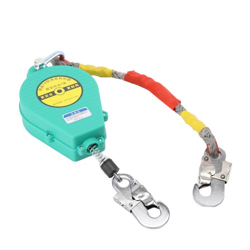 23ft Self Retracting Lifeline Fall Arrester Fall Protection with Hook & Rope - Picture 13 of 14