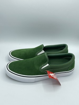 green slip on vans
