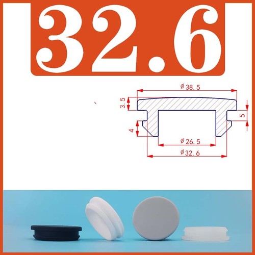 Silicone Rubber Grommet Plug Bung Cable Wiring Protect Bushes Snap-on 2.5-50.6mm - Picture 47 of 56