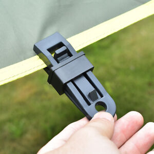 12/24 Pc Heavy Duty Tarp Camping Clamps Clips Awning Canopies Tents Canvas KSG16