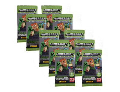 Panini Minecraft 2 Trading Cards Time To Mine   10x Booster je 8x Cards