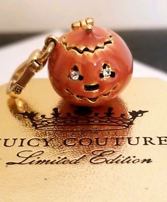 NEW IN BOX NWOT Juicy Jack-O-Lantern Charm Pumpkin Limited NEW IN BOX NWOT Juicy Jack-O-Lantern Charm Pumpkin Limited