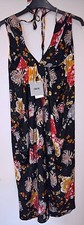 BNWT ASOS  womens black flowery Summer Dress Size:6