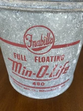 Vintage Frabill's Min-O-Life Full Floating Minnow Bait Bucket Milwaukee