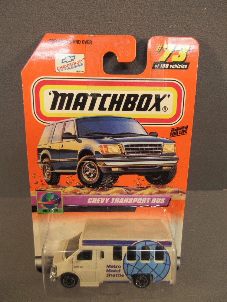Matchbox On Tour Chevy Transport Bus