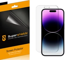 6X Supershieldz Clear Screen Protector Saver for iPhone 14 Pro (6.1 inch)