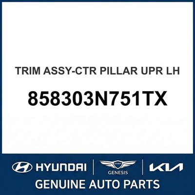 2014-2015 Hyundai Equus Verkleidung Montage-Ctr Säule oben OEM Neu 858303N751TX