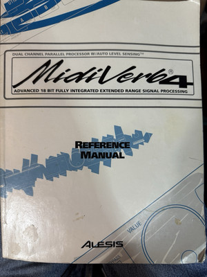 Alesis MidiVerb 4 Reference Manual 1995