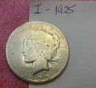 1925 PEACE SILVER DOLLAR *I*