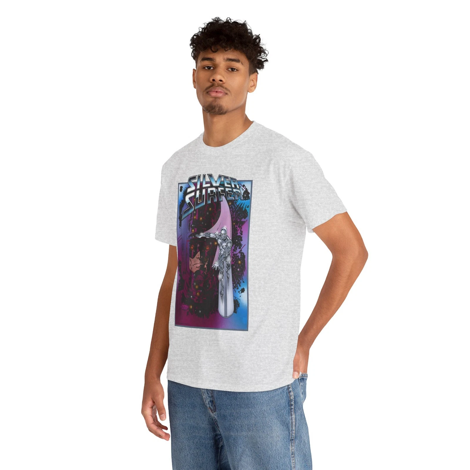 Silver Surfer & Galactus T-Shirt - John Byrne Art - Marvel Comics