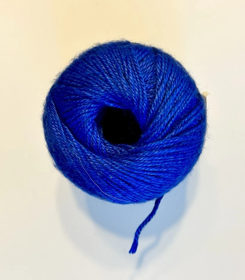 Patons Silk Bamboo Yarn Royal Blue—2.2 Oz Lt Worsted Wt. #3 - Image 3 of 4