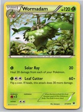 2016 POKEMON FATES COLLIDE WORMADAM 3/124 UC NM A106587 FREE S&H