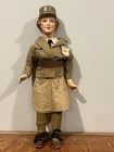 1942 WW2 WWII Composition Female Woman Military Army Doll Freundlich W/ Tag