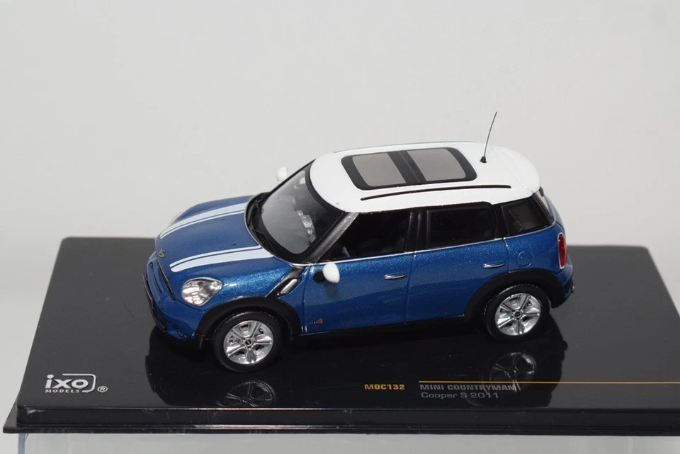 B98 1:43 IXO MOC132 MINI COUNTRYMAN COOPER S 2011 MET. BLUE MIB - Image 3 of 4