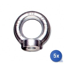 5x Robur Female Zinc Plated Lifting Eye Bolt 14