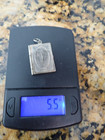 Religious Prayer Book Pendant with Engraved Motifs vintage sterling silver 5.5gr — photo 6