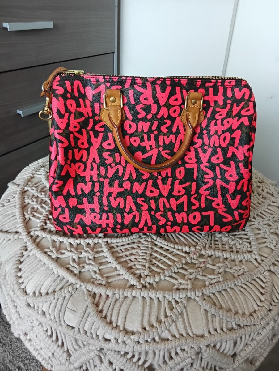 Louis Vuitton Speedy 30 Graffiti Bag Pre-owned, Limited Edition 