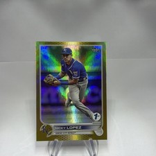 NICKY LOPEZ TOPPS 1ST FIRST EDITION GOLD FOIL KANSAS CITY ROYALS #76 2022 22