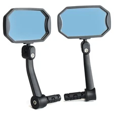 Bar End Bike Mirrors, High–Definition Convex Glass Lens for E-Bike ... Fas
