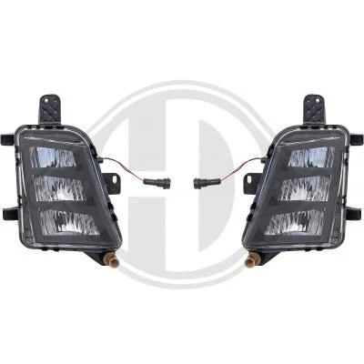 DIEDERICHS TUNING LED NEBELSCHEINWERFER SATZ passend für VW GOLF | 2216588 - Bild 4 von 4