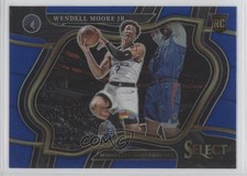 2022-23 Panini Select Courtside Blue Prizm Wendell Moore Jr #299 0ft3