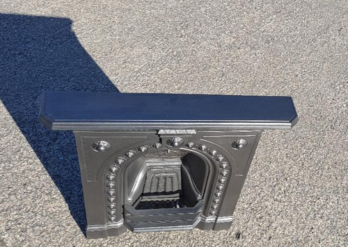 Victorian Cast Iron Combination Fireplace surround Original Antique fireplace - Picture 4 of 12