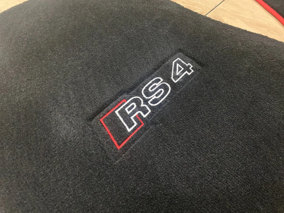 Luxury Floor Car Mats for Audi RS4 2008-2015 B8 , Set of 4 , Made to Order - Image 3 of 4