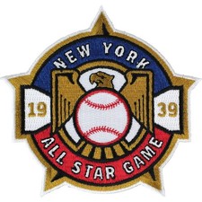 1939 7TH MLB All Star Game In New York Yankees Stadium Jersey Logo Emblem Patch
