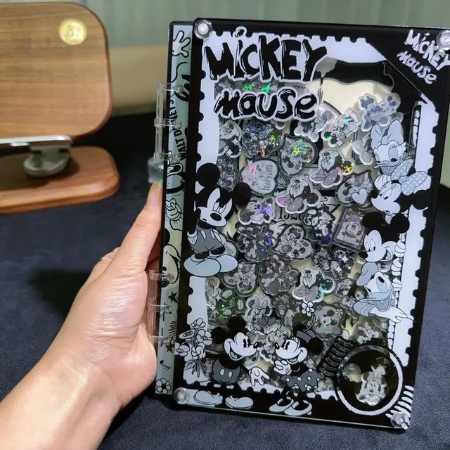 A5 Mickey Mouse Black & White Diary Notebook