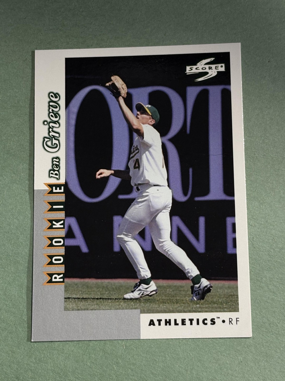 Ben Grieve 1998 Score Rookie & Traded Oakland Athletics #RT242 JJ681