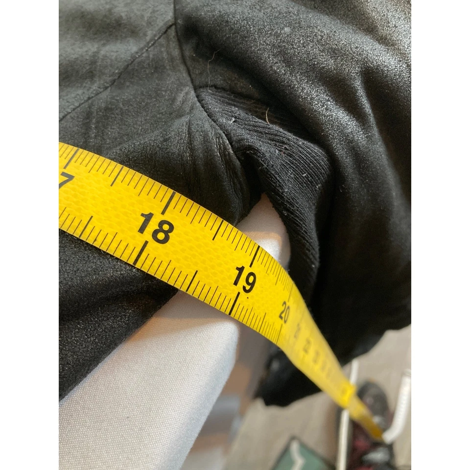 Vince Womens Black 100% Lamb Leather Moto Jacket Sz L Soft Supple Boho Luxe - Image 4 of 4