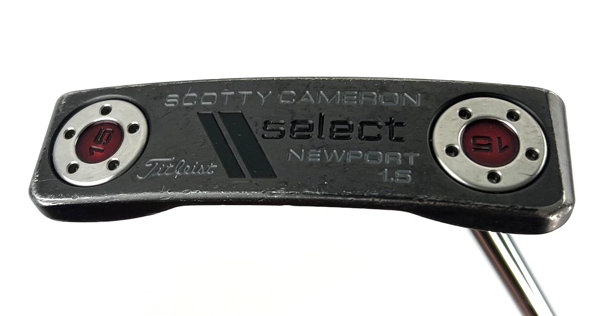 Visière Noire Club Cameron Scotty Cameron 2008 - Taille Ajustable - Jamais Portée